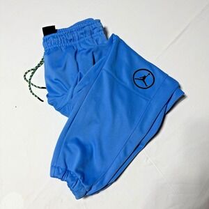 Jordan Sport DNA HBR Tricot Pants Mens Med Blue Jumpman Joggers Track Mesh Lined